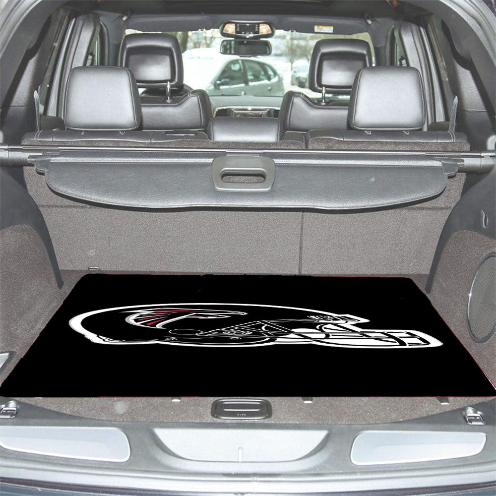 Atlanta Falcon Logo Helmet Car Trunk Mat Non Slip