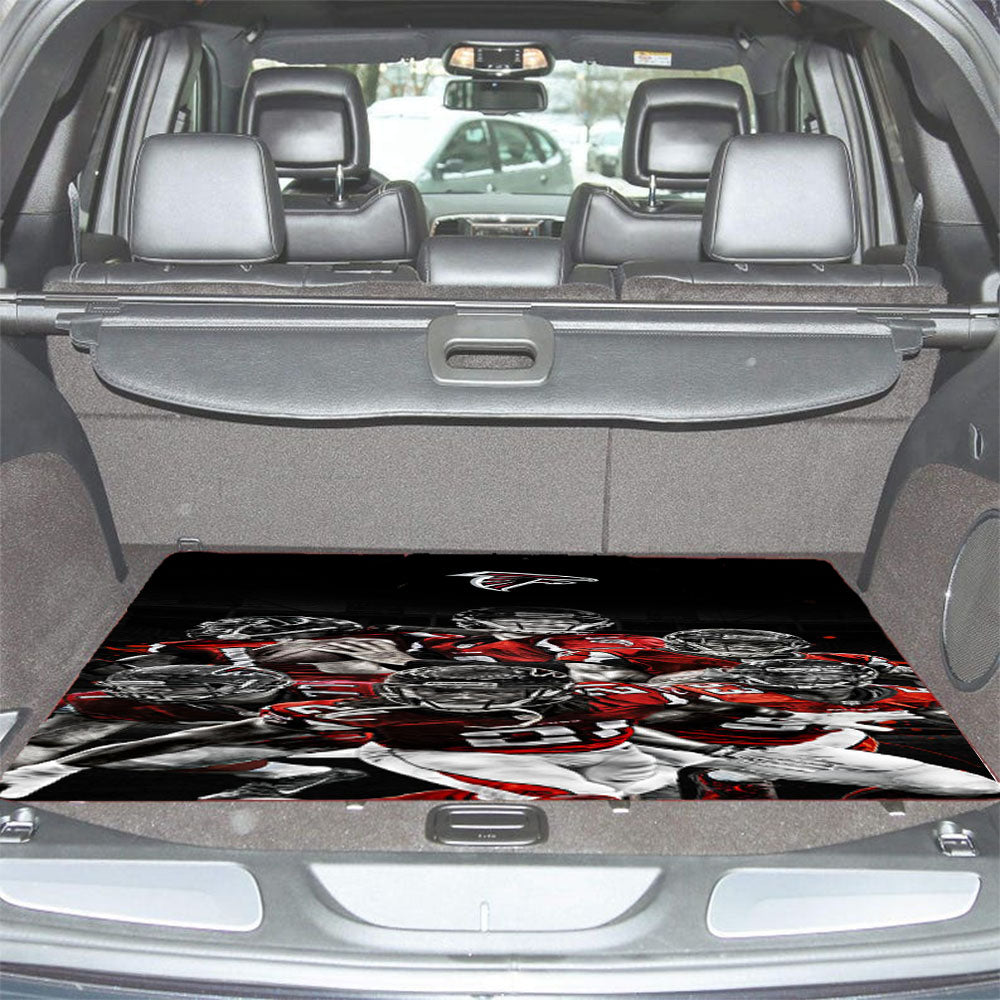 Atlanta Falcons Desktop Clipart Car Trunk Mat Non Slip