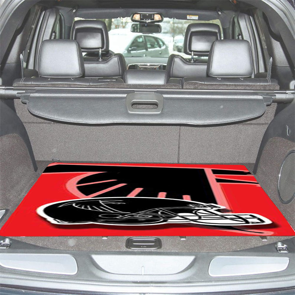 Atlanta Falcons Helmet Overlap Car Trunk Mat Non Slip