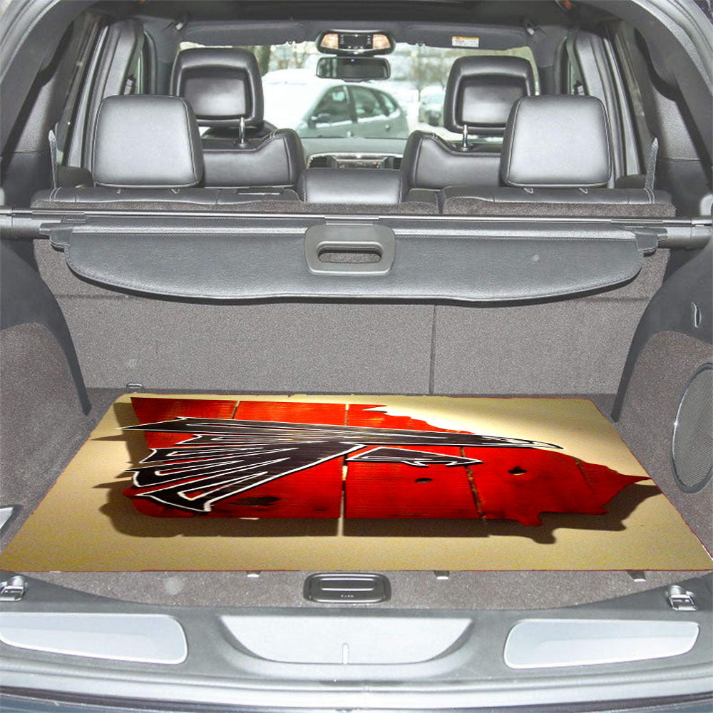 Atlanta Falcons Wall Art 3D Car Trunk Mat Non Slip