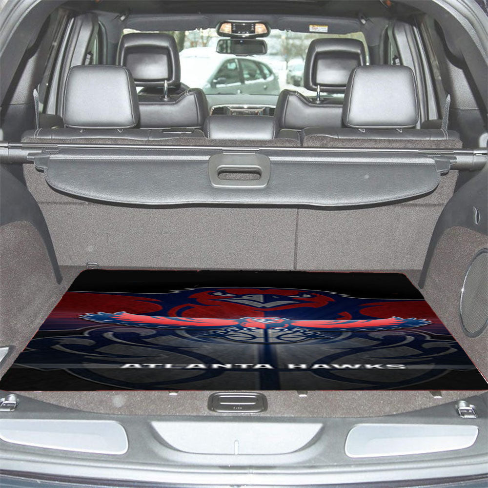 Atlanta Hawks Basketball Car Trunk Mat Non Slip