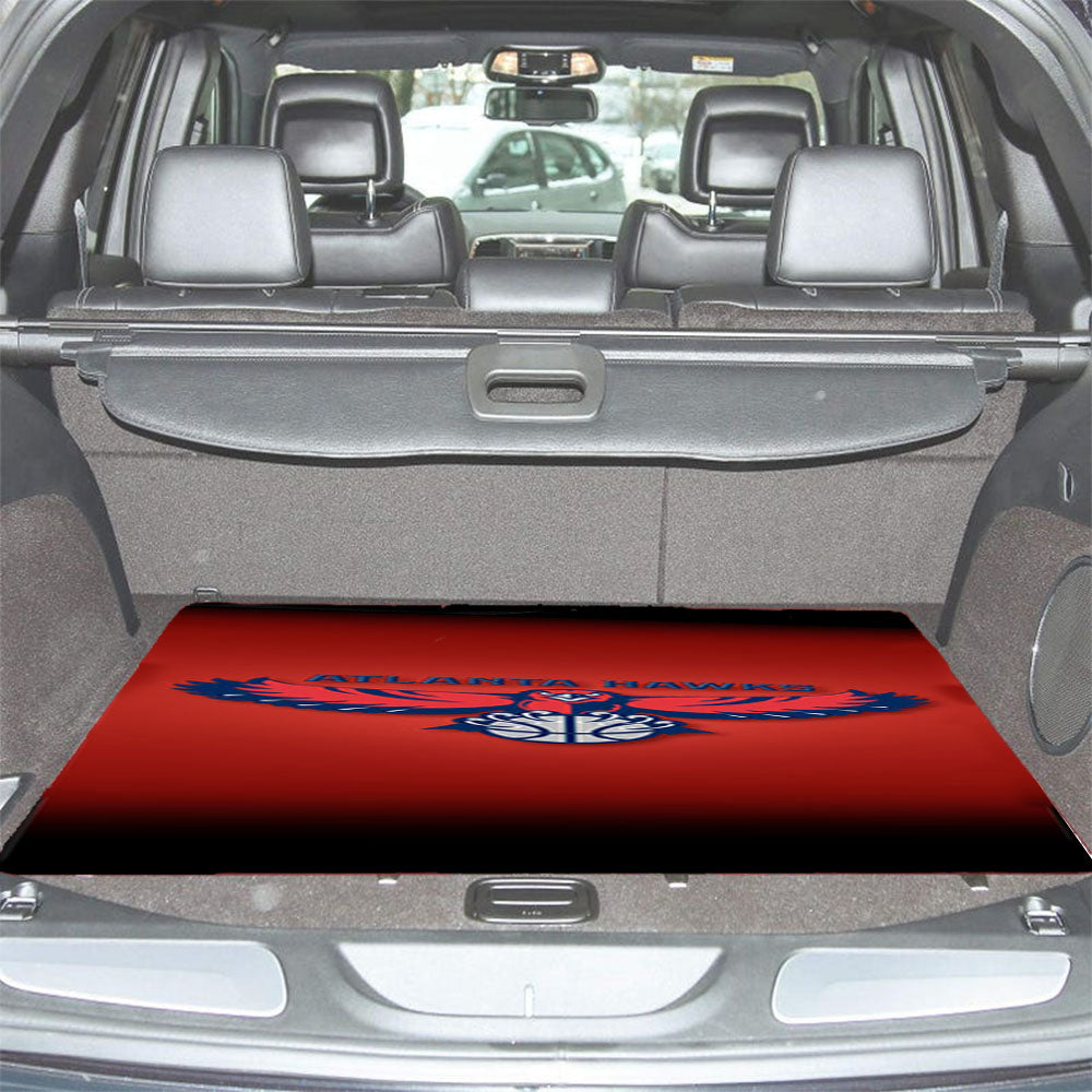 Atlanta Hawks Cover Car Trunk Mat Non Slip