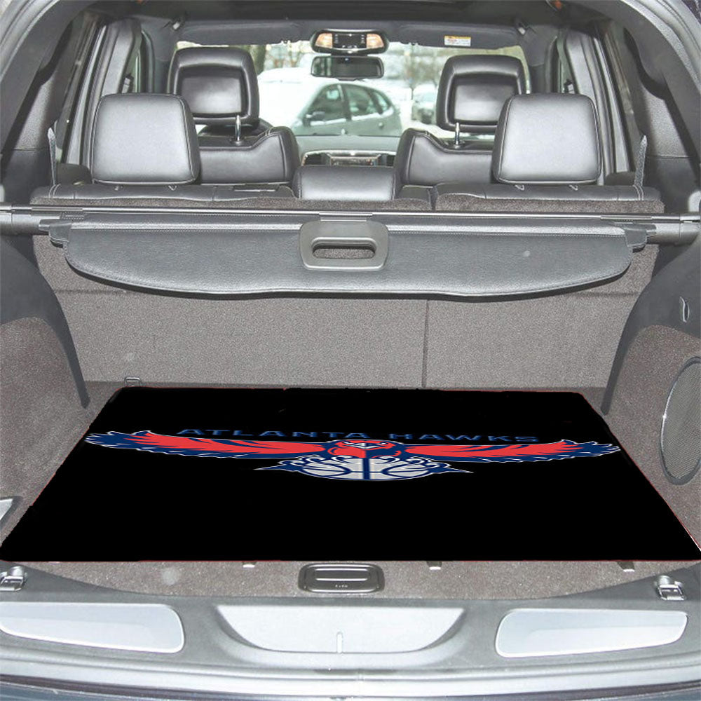 Atlanta Hawks Flight Car Trunk Mat Non Slip