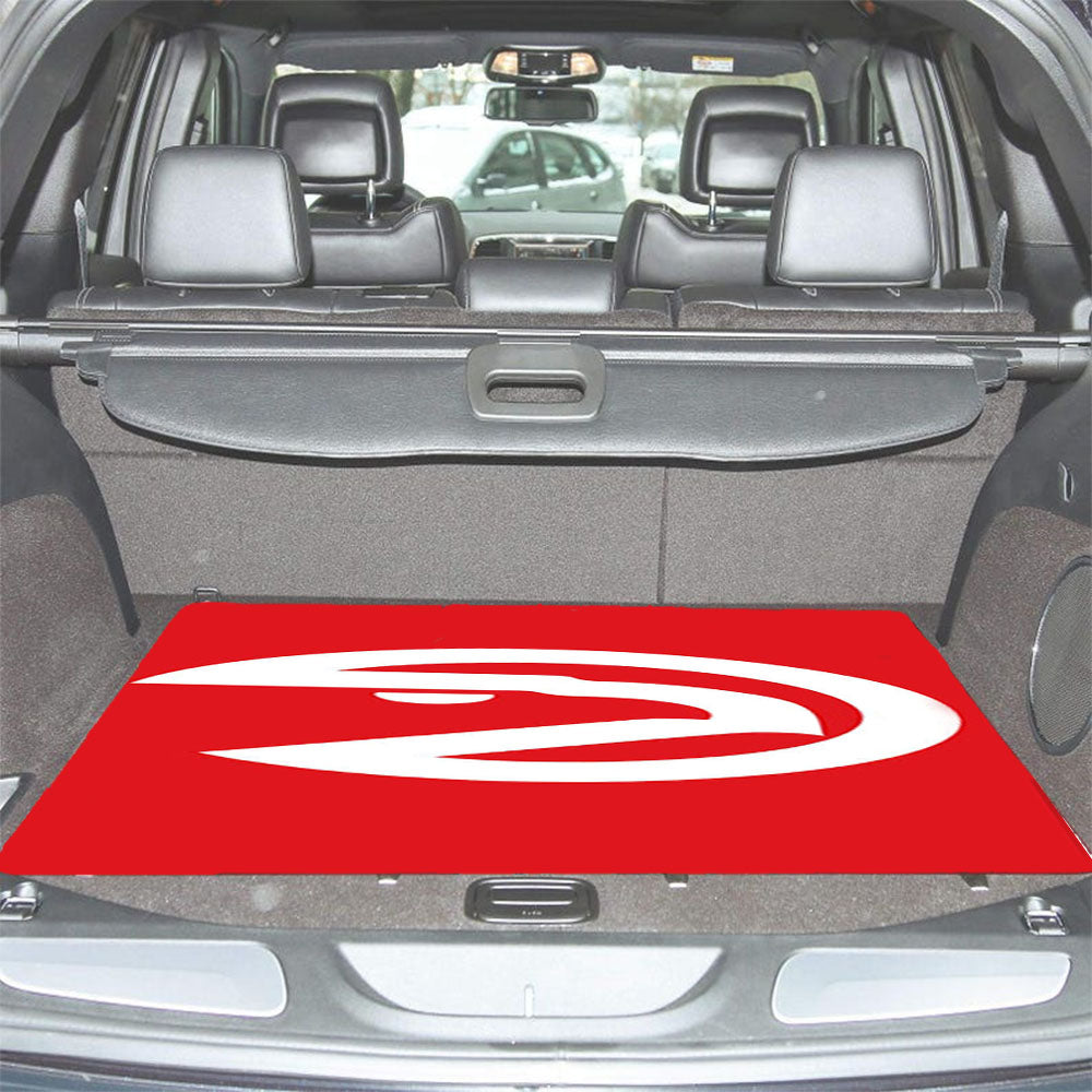 Atlanta Hawks Red Car Trunk Mat Non Slip