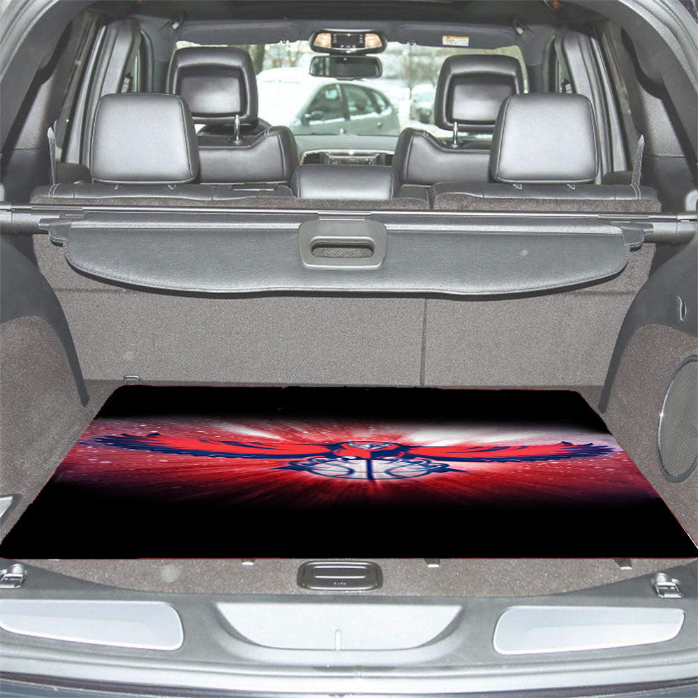 Atlanta Hawks Red Cool Car Trunk Mat Non Slip