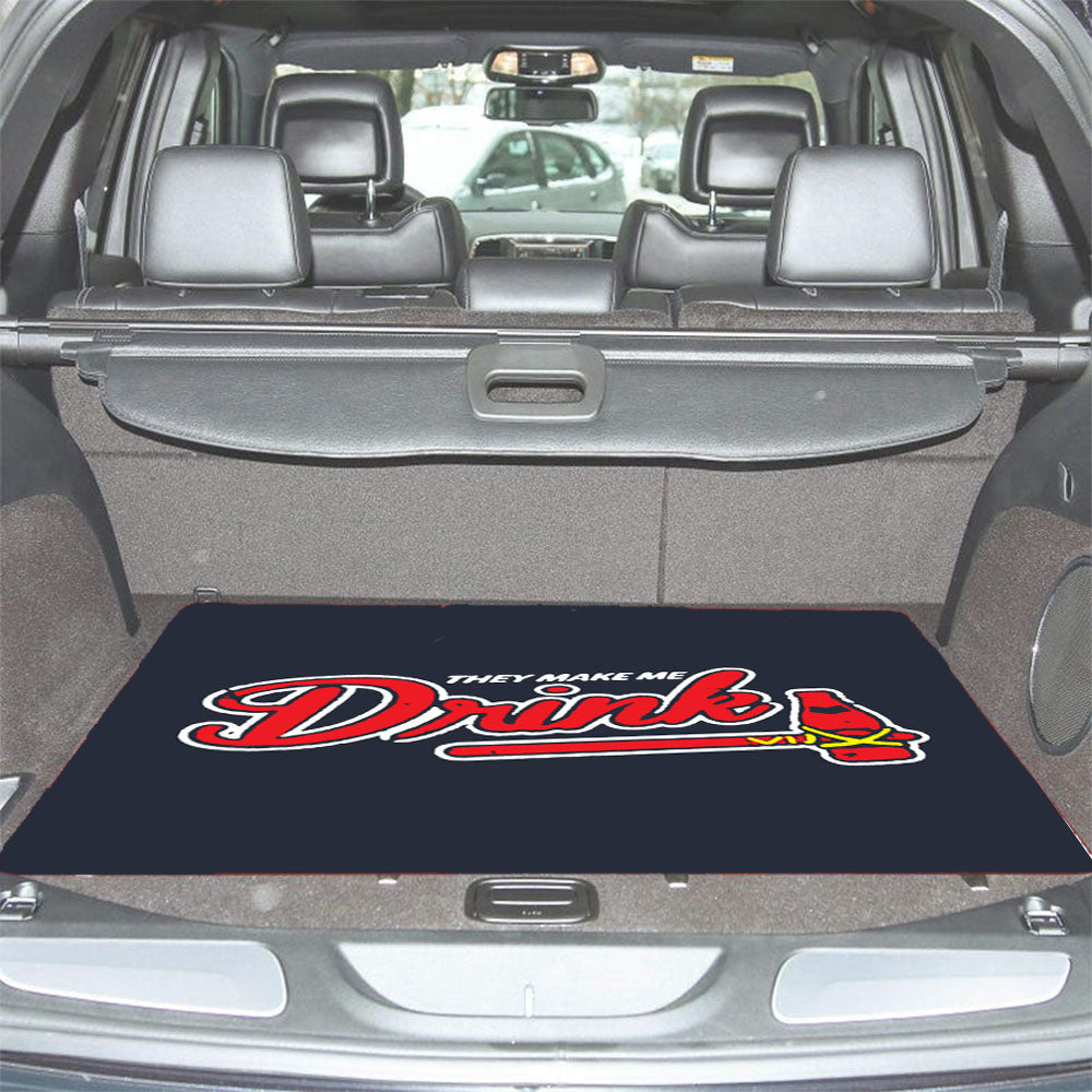 Atlanta Makes Me Drink Car Trunk Mat Non Slip