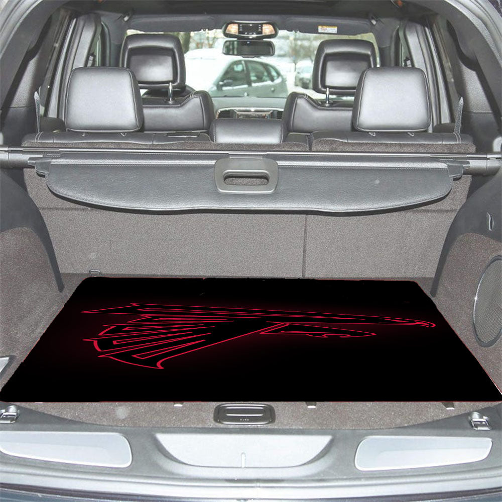 Atlanta Super Bowl Li Black And Red Car Trunk Mat Non Slip