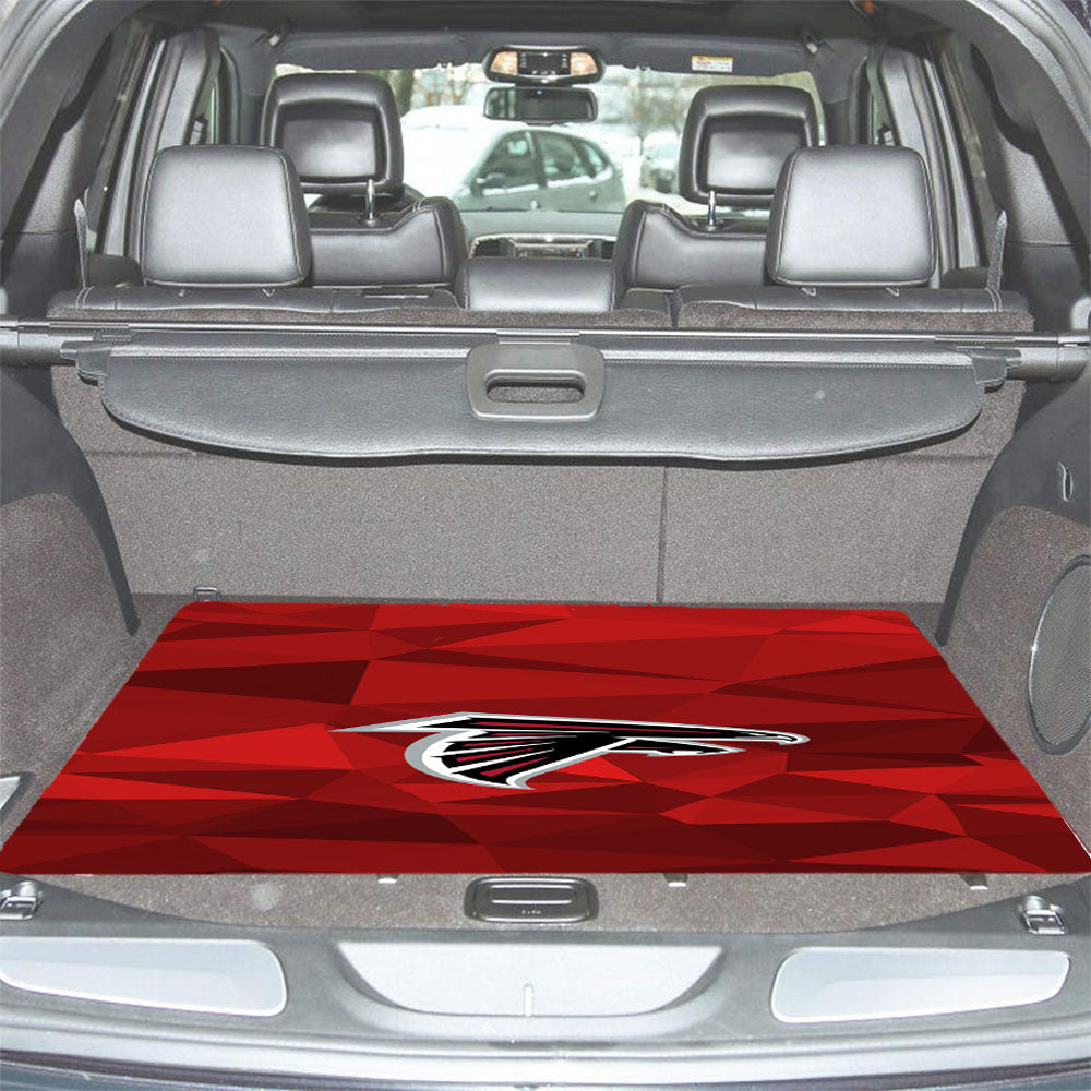 Atlanta Super Bowl Li Geometric Car Trunk Mat Non Slip
