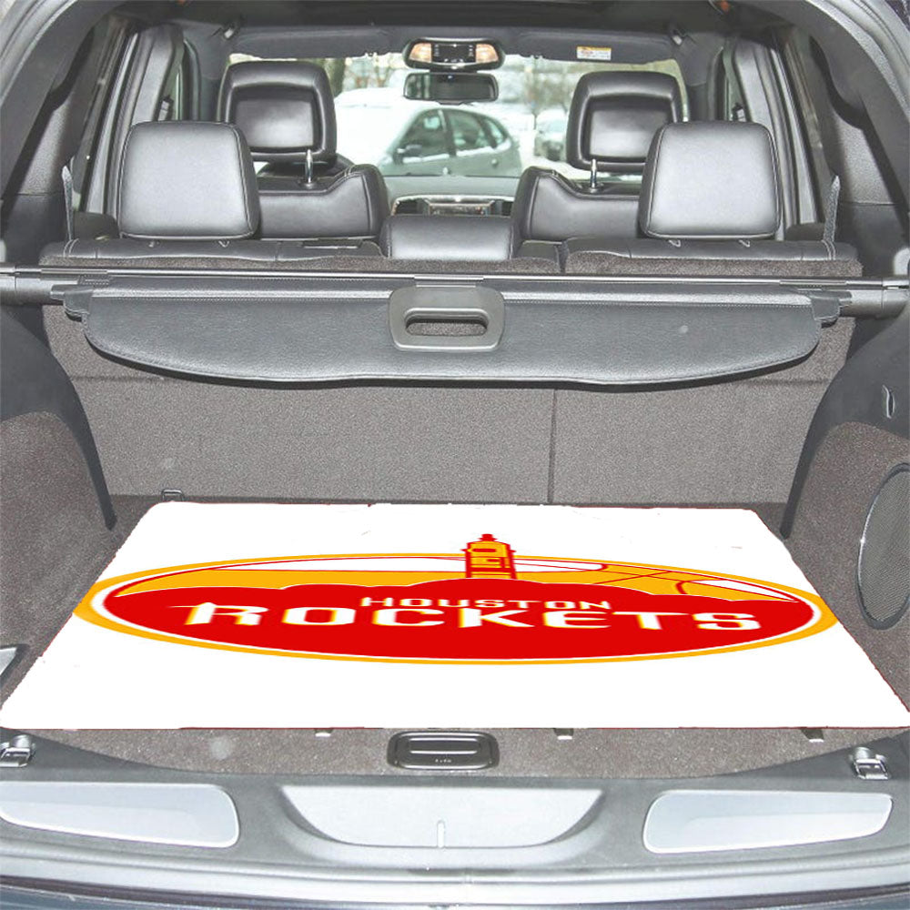 Ball Icon Houston Rockets Car Trunk Mat Non Slip