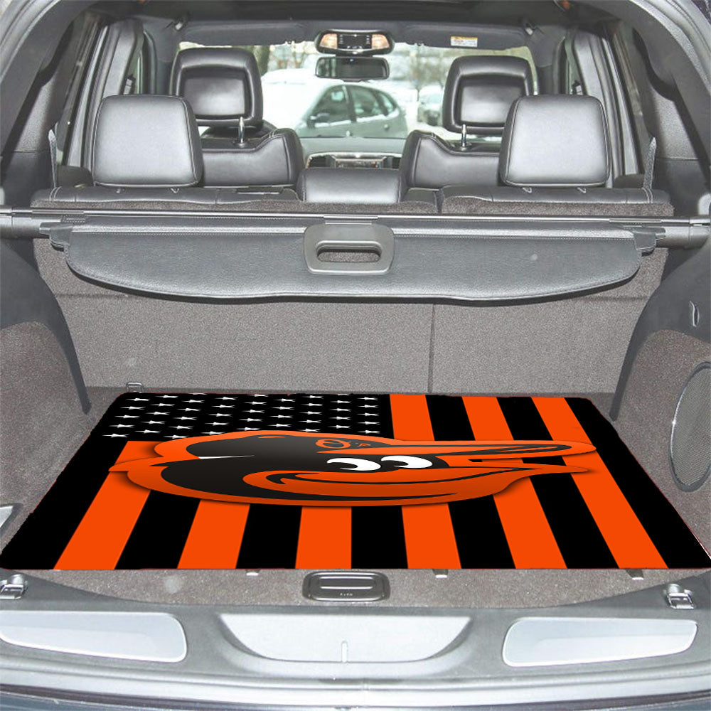 Baltimore Orioles Flag Car Trunk Mat Non Slip