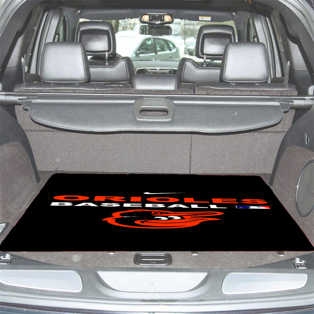 Baltimore Orioles Mlb Car Trunk Mat Non Slip