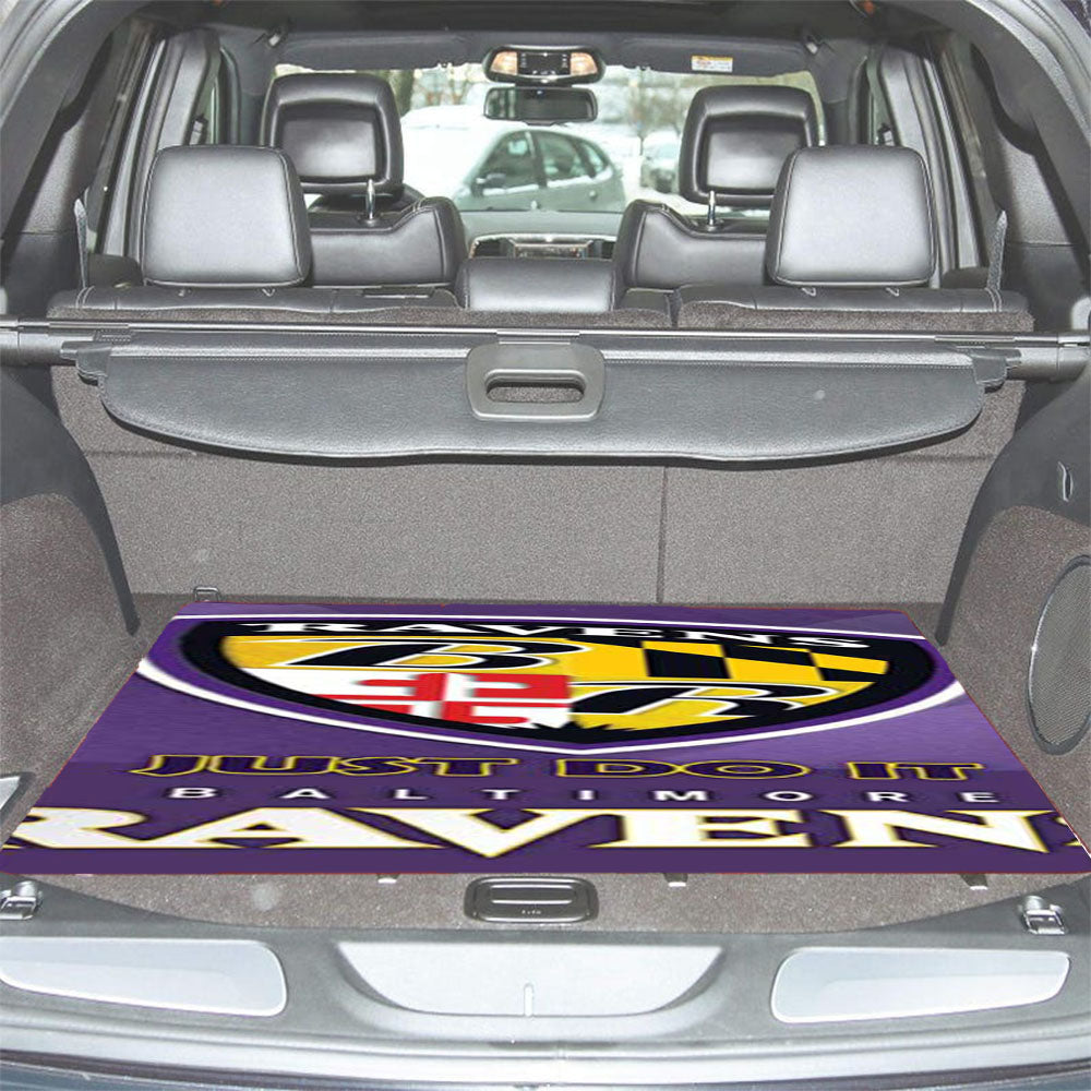 Baltimore Ravens Shield Car Trunk Mat Non Slip