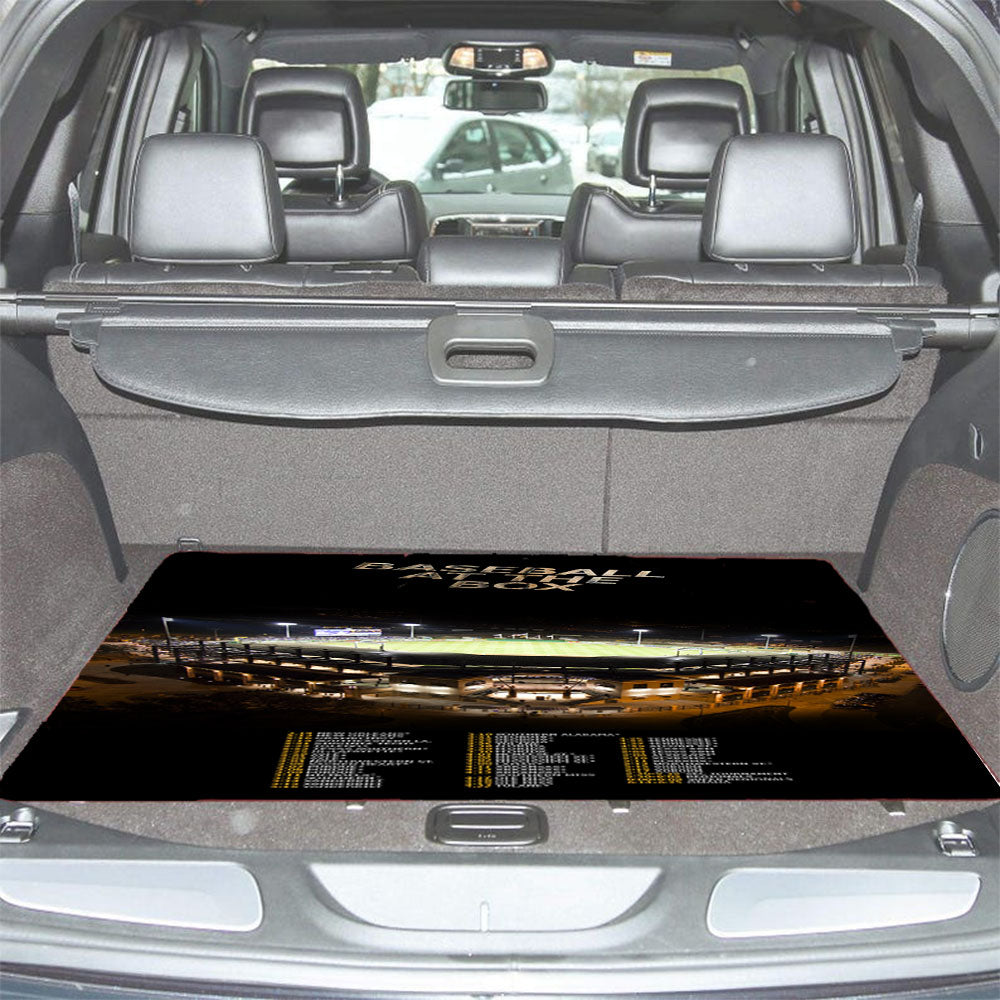 Baseball At The Box Stadium Wallpaper Car Trunk Mat Non Slip