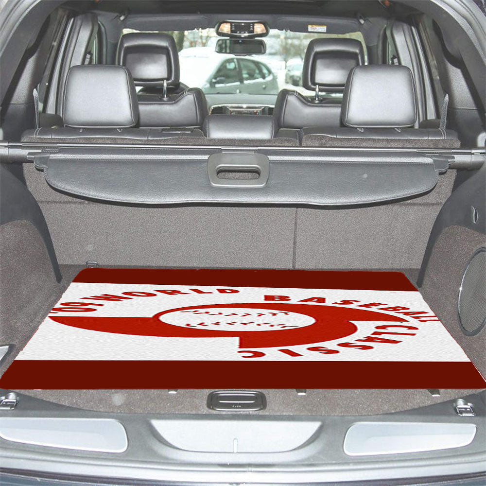 Baseball Classic Car Trunk Mat Non Slip