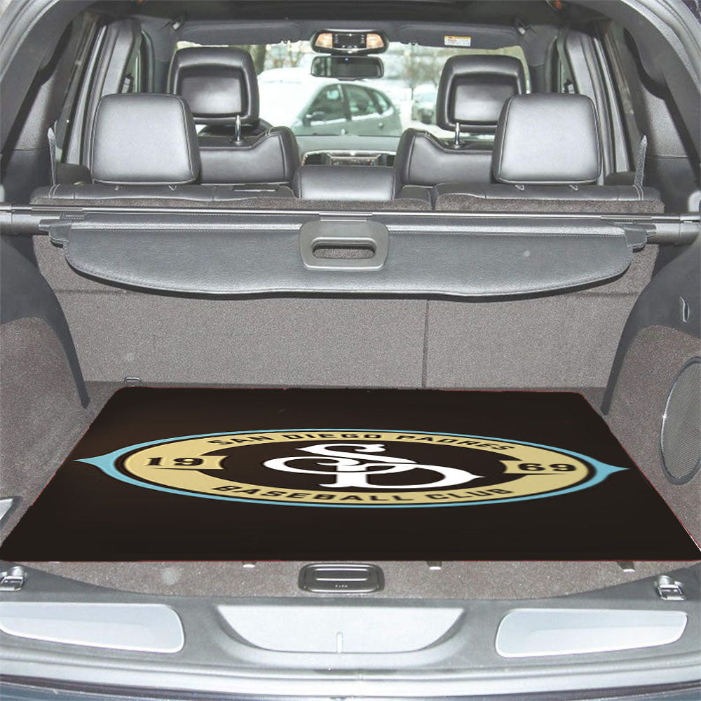 Baseball Club San Diego Car Trunk Mat Non Slip