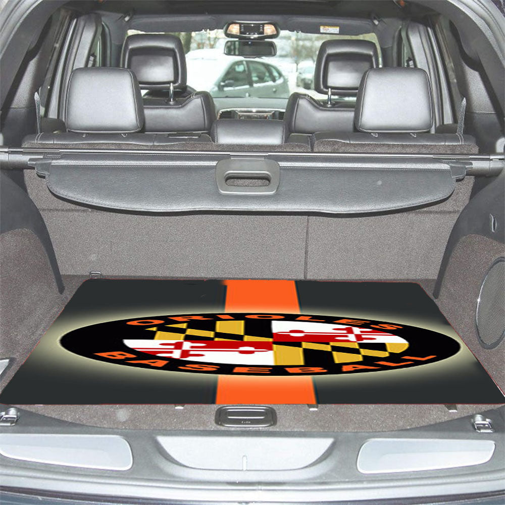Baseball Orioles Car Trunk Mat Non Slip