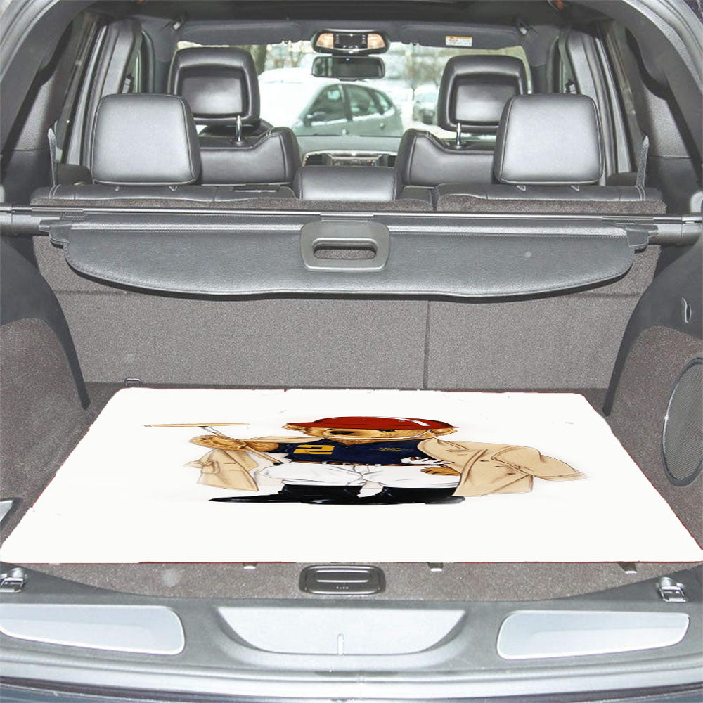 Baseball Ralp Pol Car Trunk Mat Non Slip
