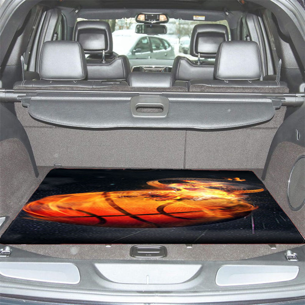 Basket Ball Car Trunk Mat Non Slip
