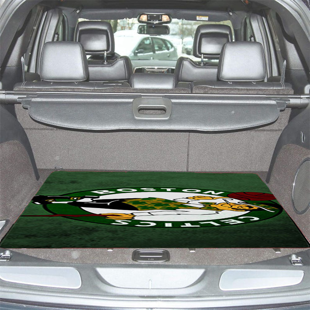 Basket Ball Boston Celtic Car Trunk Mat Non Slip