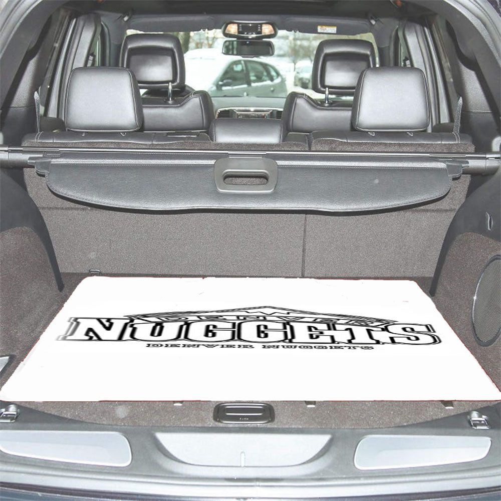 Basketball At Coloring Denver Nuggets Car Trunk Mat Non Slip