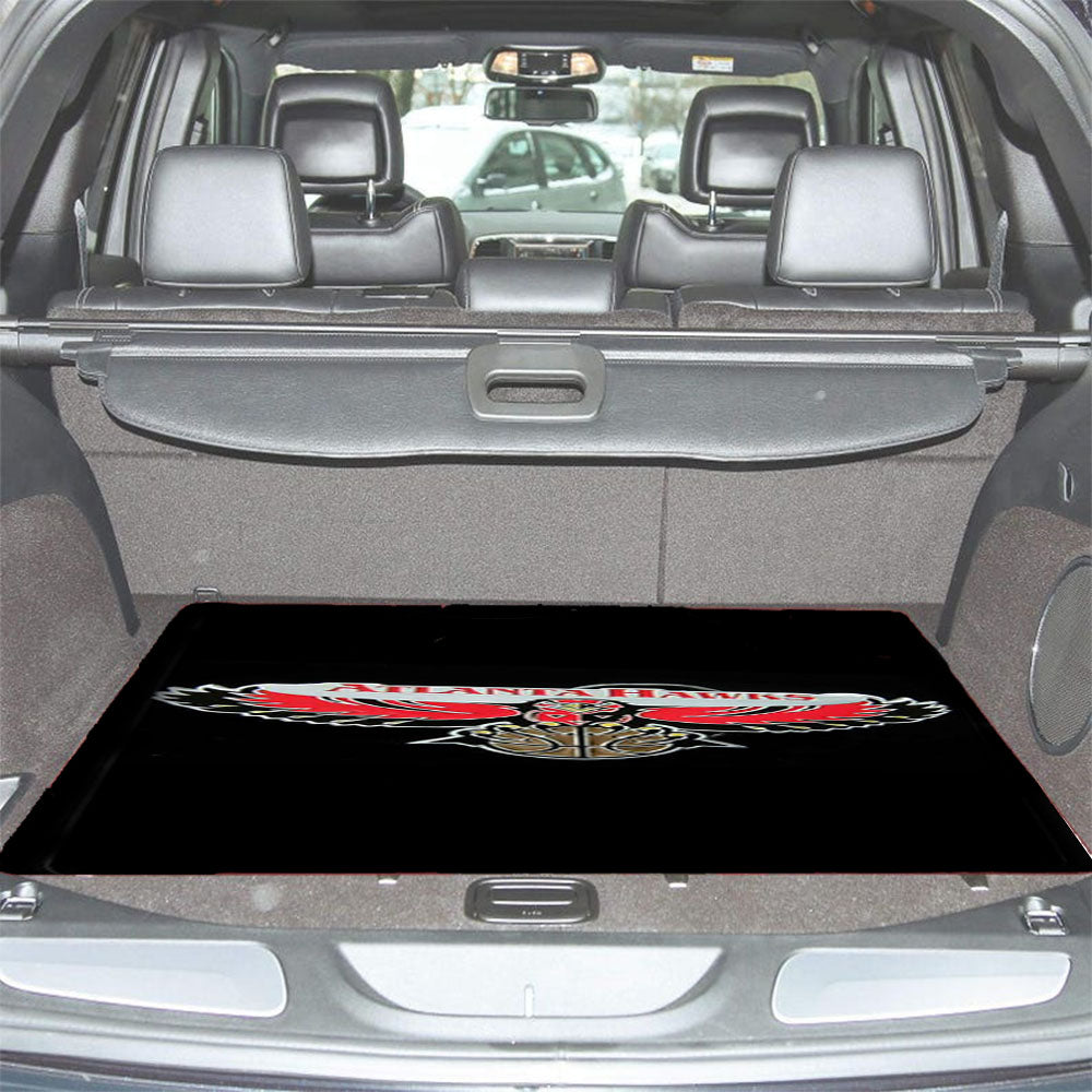 Basketball Atlanta Hawks Car Trunk Mat Non Slip