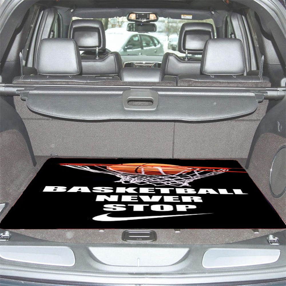 Basketball Never Stop Nike Car Trunk Mat Non Slip