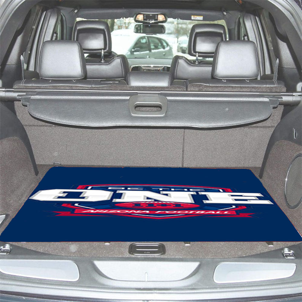 Be The One Arizona Football Blue Car Trunk Mat Non Slip