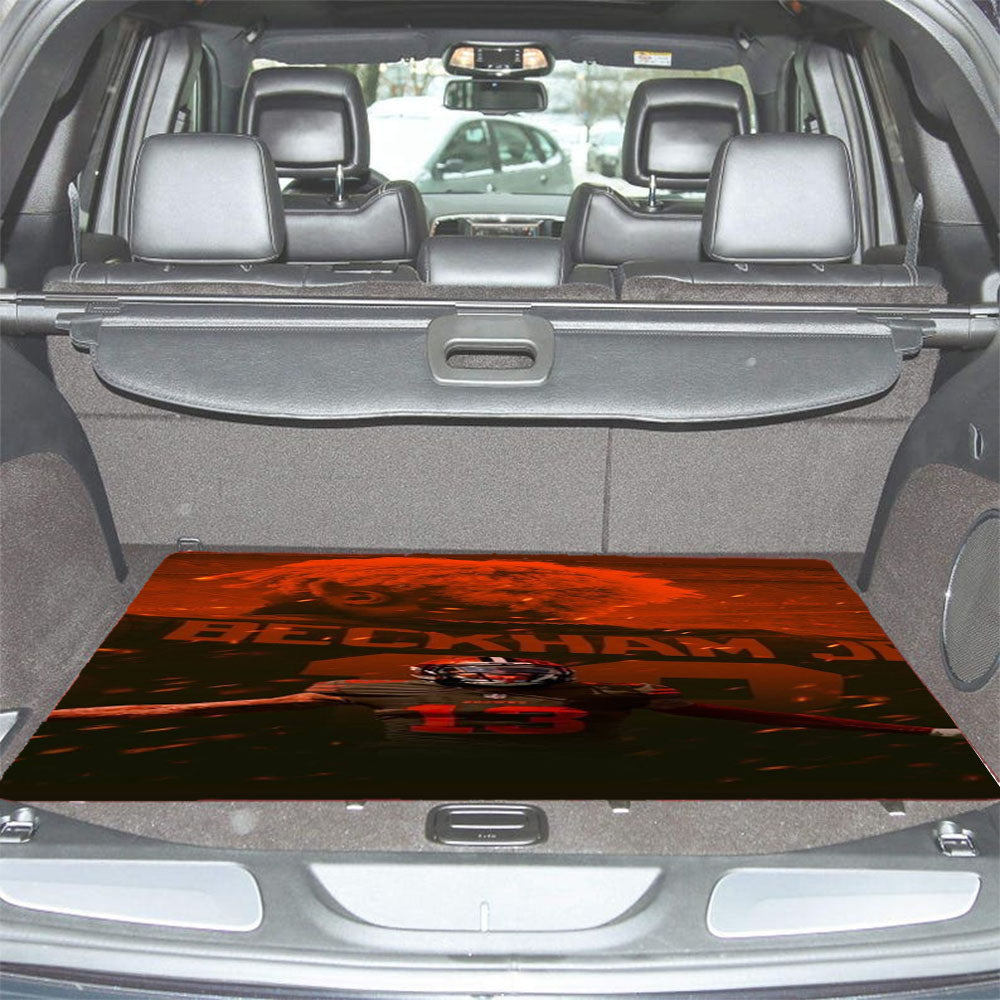 Beckham Jr Orange Cleveland Brown Car Trunk Mat Non Slip