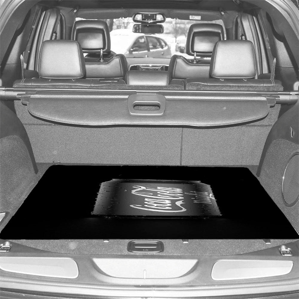 Black And White Coca Cola Car Trunk Mat Non Slip