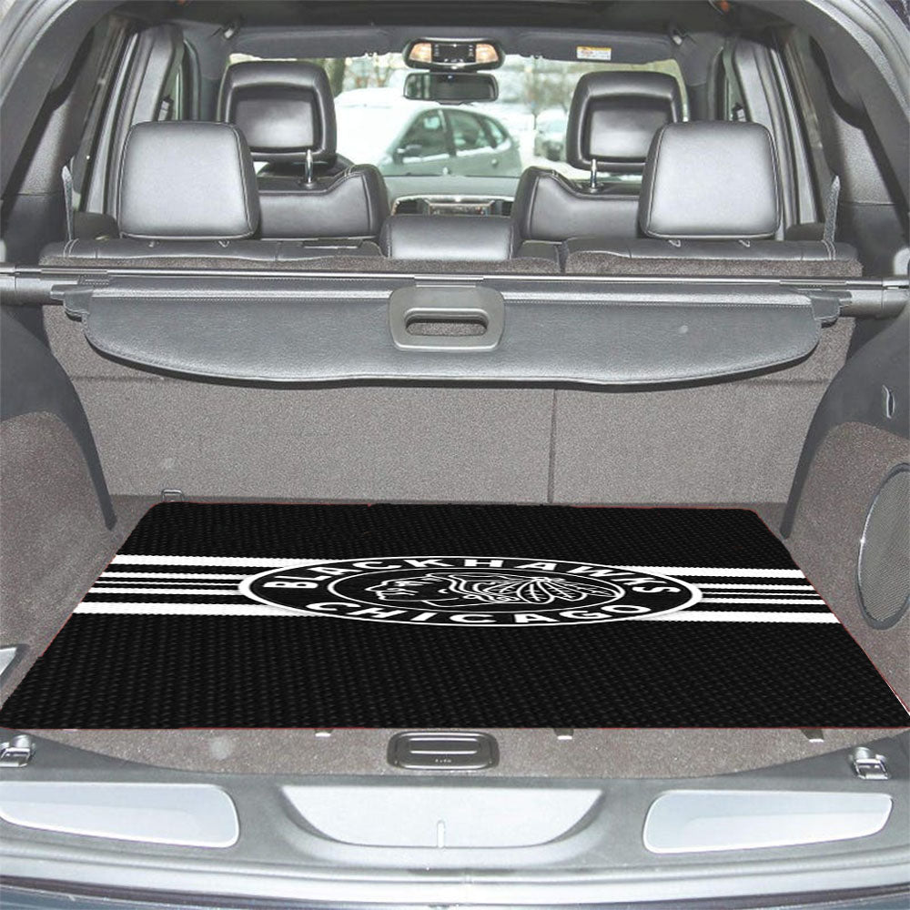 Blackhawks Chicago Car Trunk Mat Non Slip
