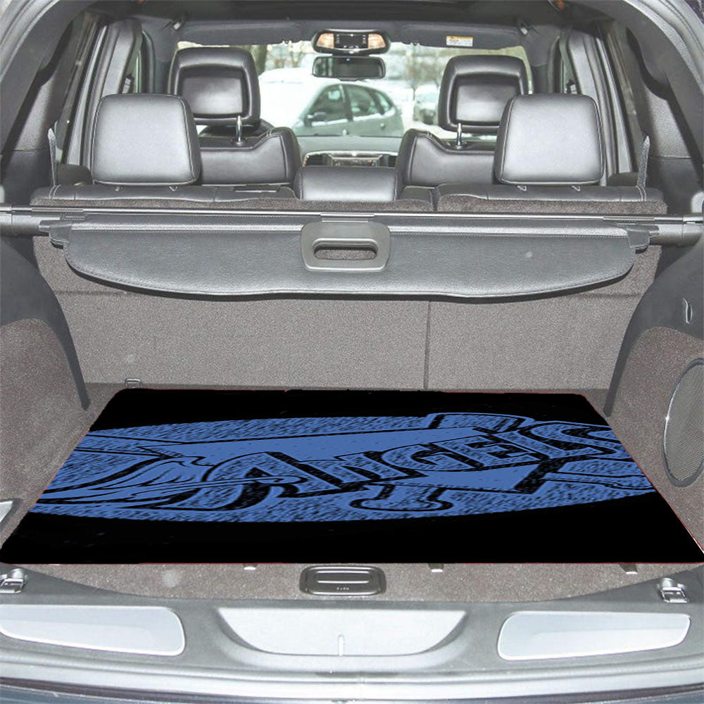 Blue Angels Art Car Trunk Mat Non Slip