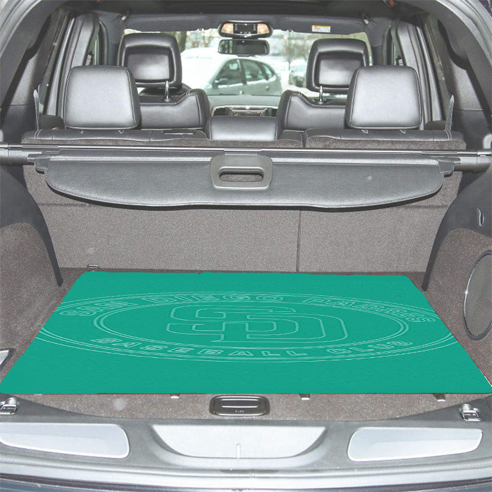 Blue Art San Diego Padres Car Trunk Mat Non Slip