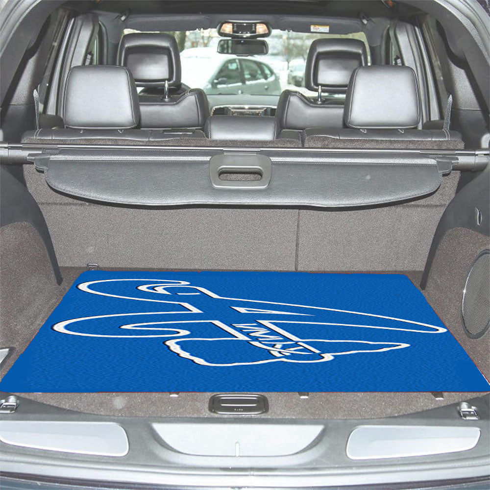 Blue Braves Atlantis Car Trunk Mat Non Slip