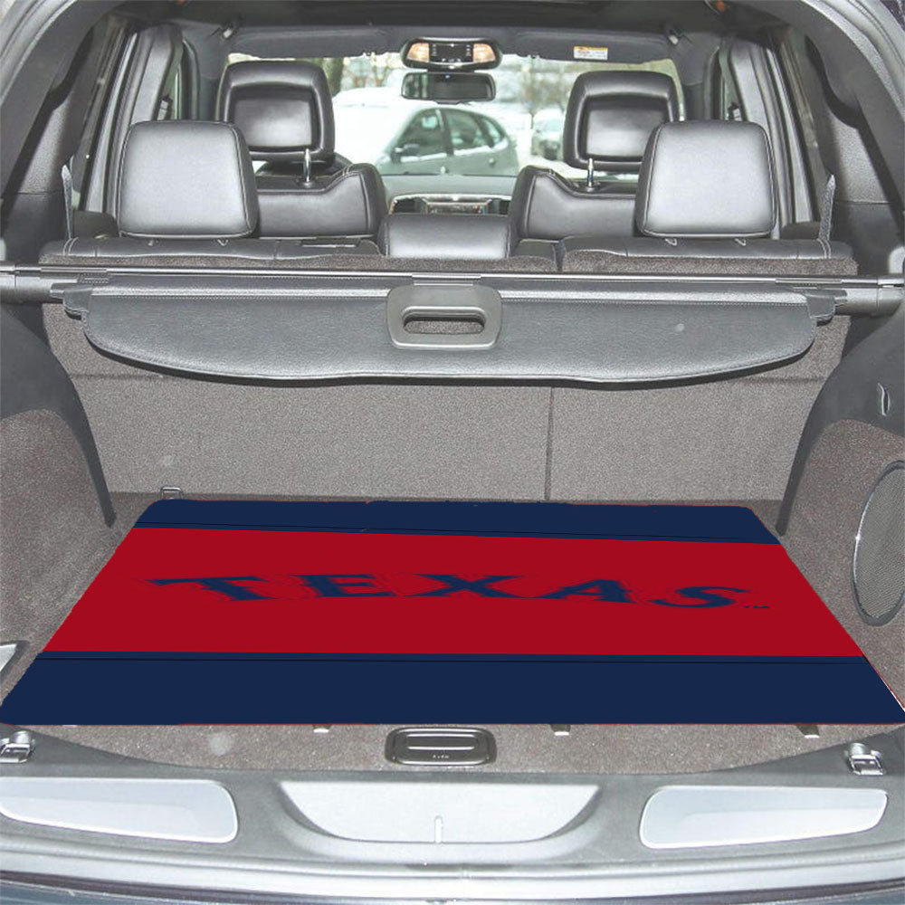 Blue Texas Car Trunk Mat Non Slip