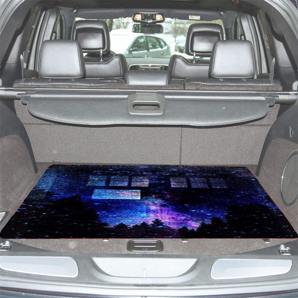 Bluetardis Tenth Doctor Dr Who In Space Car Trunk Mat Non Slip