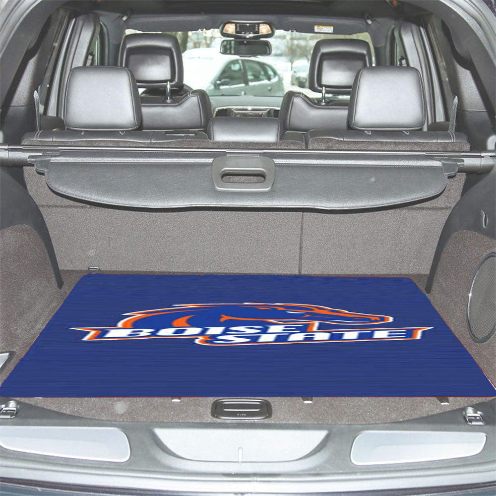 Boise State Mosaic Car Trunk Mat Non Slip