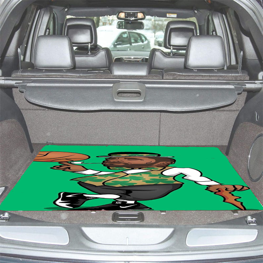Boston Basket Ball Star Car Trunk Mat Non Slip