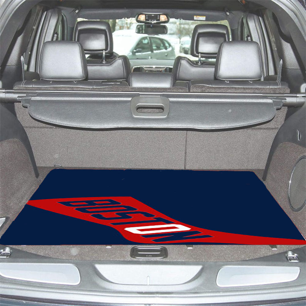 Boston Blue Car Trunk Mat Non Slip