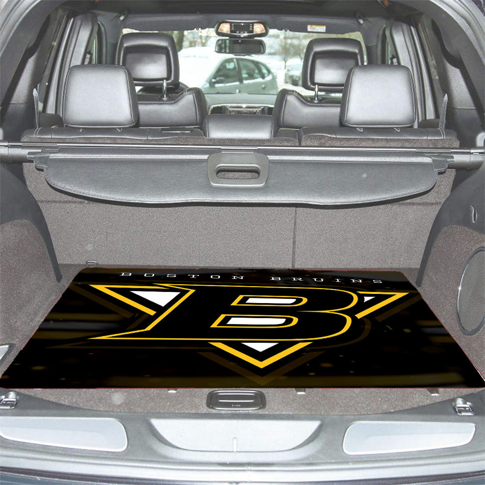 Boston Bruins Hockey Team Car Trunk Mat Non Slip