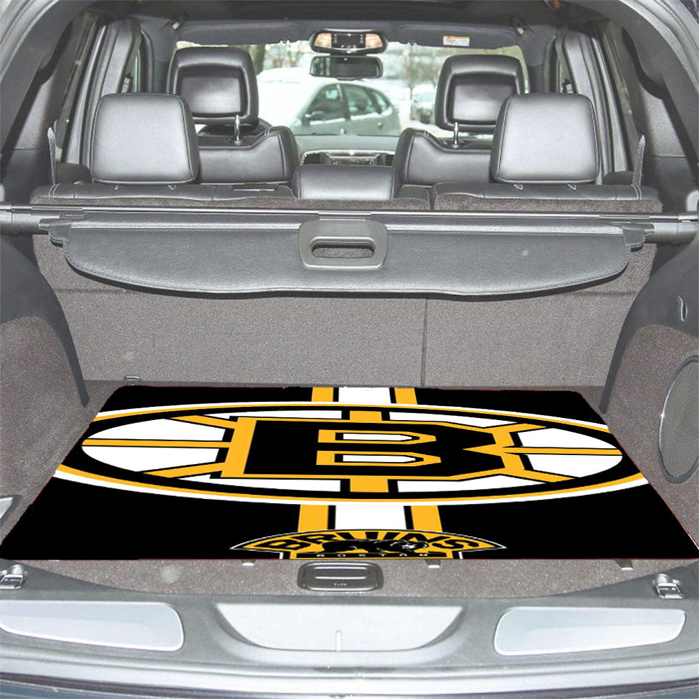 Boston Bruins Logo Car Trunk Mat Non Slip