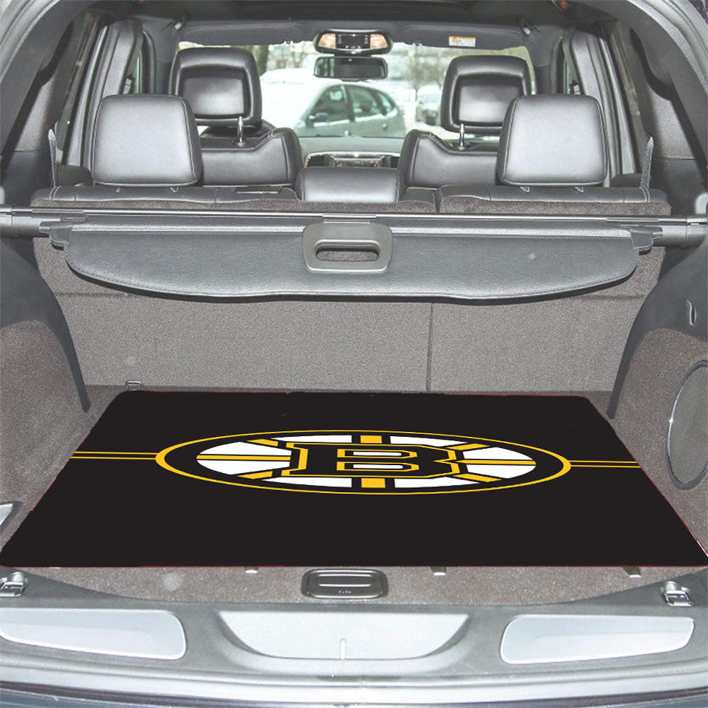 Boston Bruins Nhl Logo Car Trunk Mat Non Slip