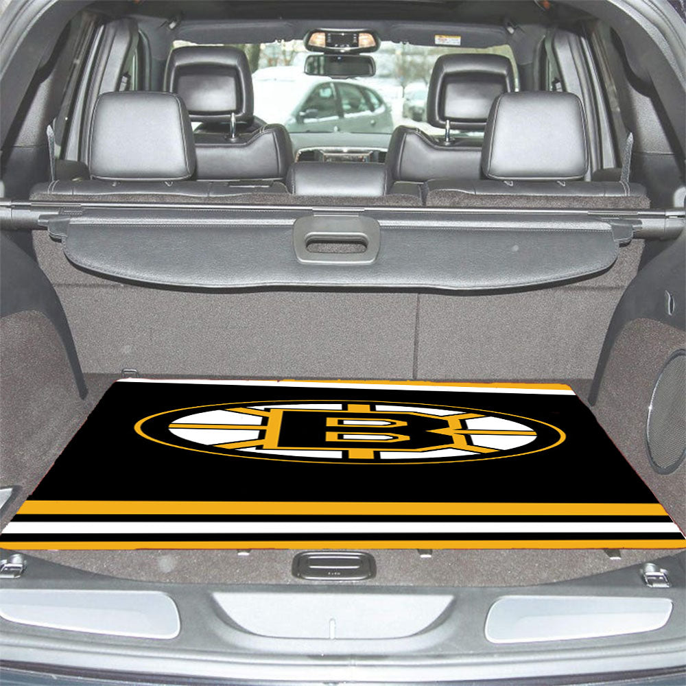 Boston Bruins Wallpaper Car Trunk Mat Non Slip