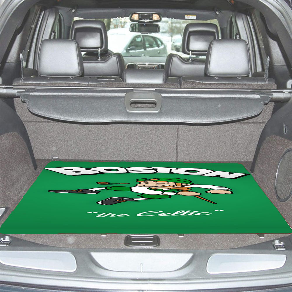 Boston Celtic Car Trunk Mat Non Slip