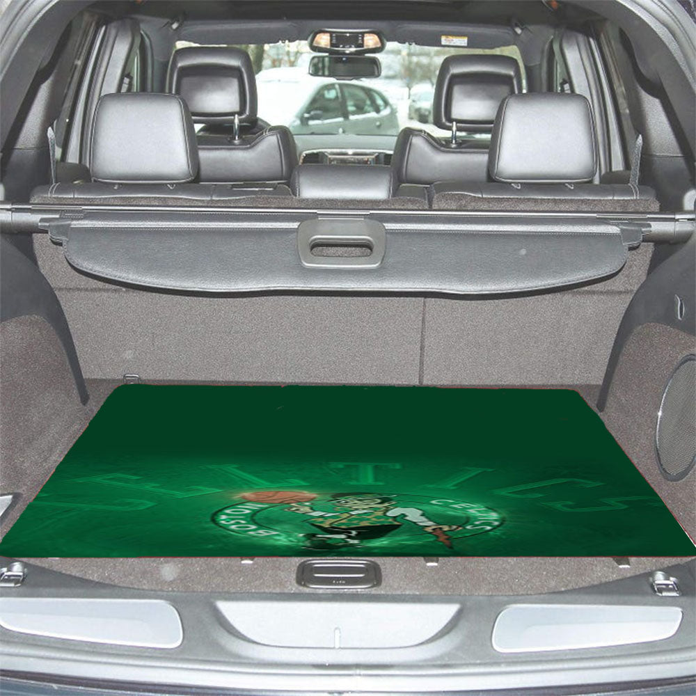 Boston Celtic Cover Car Trunk Mat Non Slip