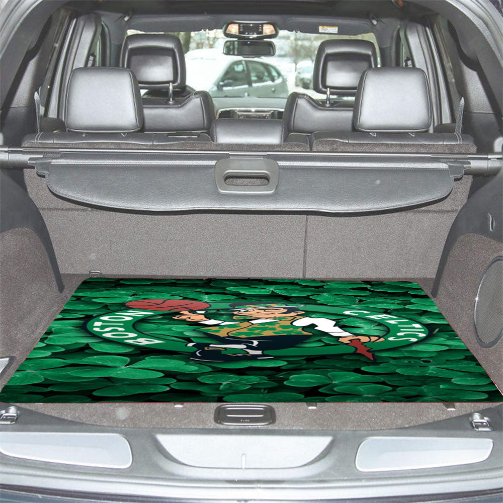 Boston Celtics Basket Ball Club Car Trunk Mat Non Slip