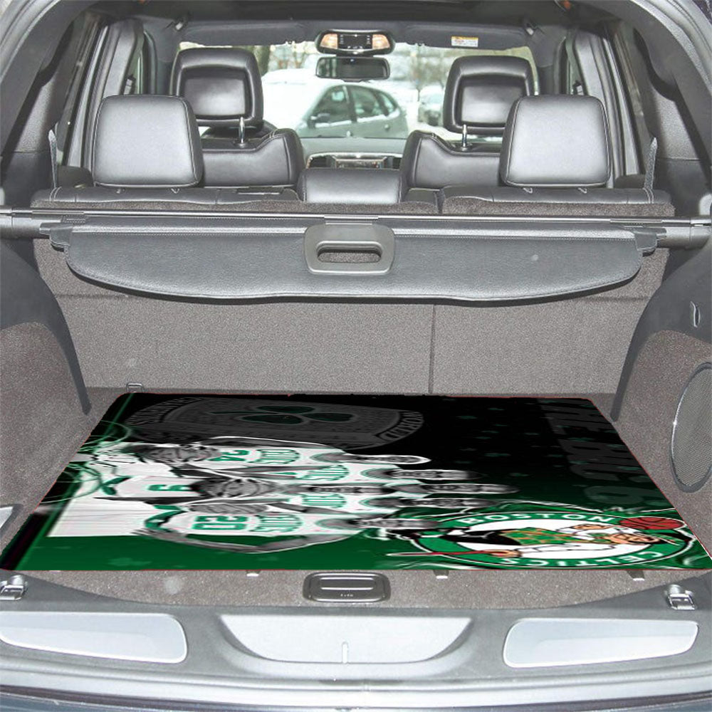 Boston Celtics Basketball Car Trunk Mat Non Slip