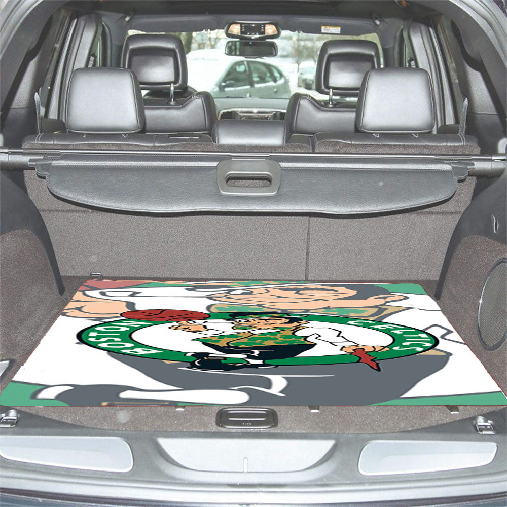 Boston Celtics Case Car Trunk Mat Non Slip
