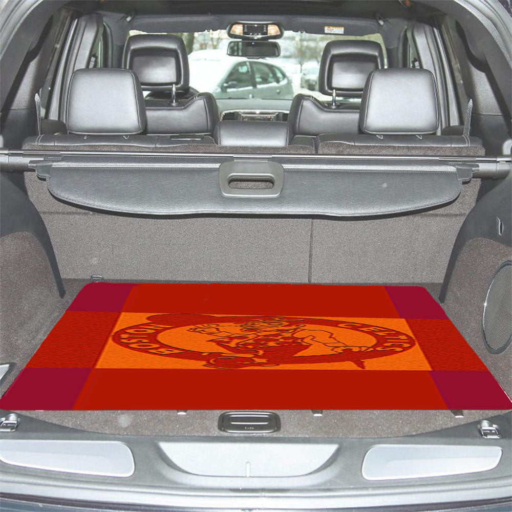 Boston Celtics Cover Design Car Trunk Mat Non Slip