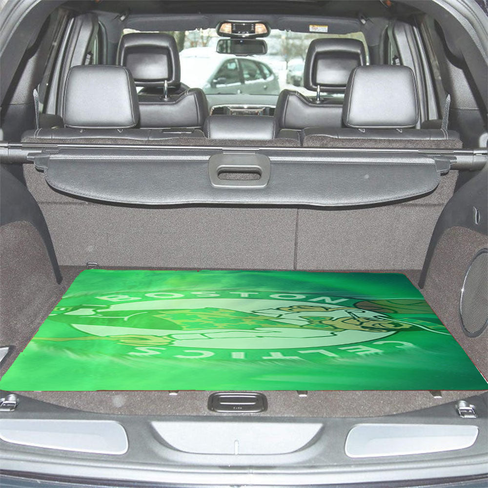 Boston Celtics Green Cover Car Trunk Mat Non Slip