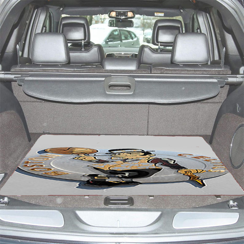 Boston Celtics Greyscale Car Trunk Mat Non Slip